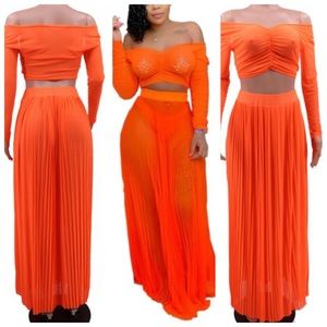 Orange crush 2 piece set